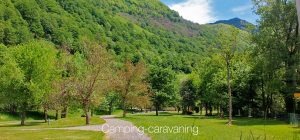 Camping caravaning Le Gave d'Aspe Pyrénées